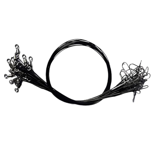 100 Piezas Líderes para Pesca Acero Inoxidable 12 in miniatura 3