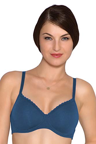 Image of Amante Cotton Padded Wirefree Full Coverage T-Shirt Bra