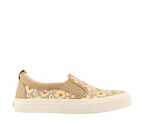 Image of Taos Rubber Soul Slip-On Women's Sneaker - Fresh and Clean Canvas Design with Effortless Style, Removable Footbed and Arch Support - Elevated Comfort for All-Day Fashion