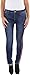 Produktbild MOZZAAR Damen Jeans Hose Röhrenjeans Skinny Stretchhose Damenhose mit Seitenstreifen Blau A XS (34)