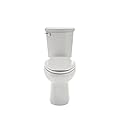 American Standard 288AA115.020 H2Optimum Siphonic Right Height Elongated Toilet with Right Hand Trip Lever, White