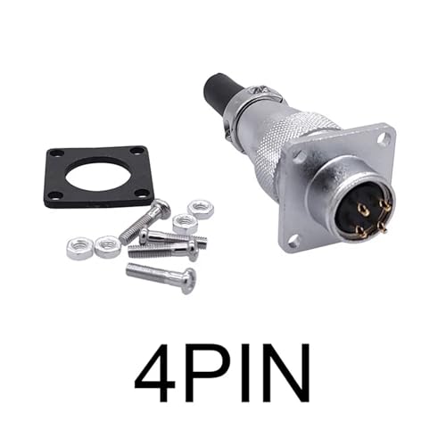 Conector WS16 de 4 pines ideal para paneles de control y automatización industrial 2