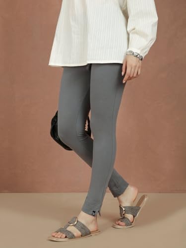 Image of TWIN BIRDS Women Cotton Blend Kurti Pants | Sleek Ethnic Daily Trousers