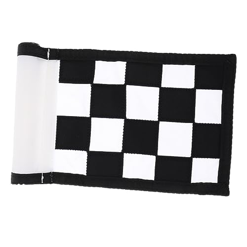 Happyyami Nylon Material Golf Pin Flag Portable Training Flag for Practicing Course Supplies