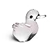 ChangThai Design 1" Clear Duckling Duck Artistic Blown Glass Figurine Premium Hand-Blown Statue Tabletop Decoration Unique Collectible for Adult Collectors Handcrafted Elegant Home Room Decor