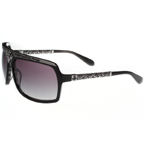 Affliction Sunglasses, Talon Black/Silver