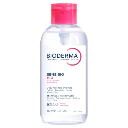 Bioderma - Sensibio - H2O Micellar Water - Makeup Remover Cleanser - Face Cleanser for Sensitive Skin