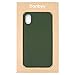 Danbey for iPhone X/XS / 10 / 10S /Ten Case, Matte Shockproof Drop Protection Phone Case, Dust-Proof Plastic Gel Jelly Non Silicone, Solid Color Army Forest 5.8 Inches Display - Dark Green