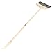 OSALADI Wooden Long Handle Broom Heavy Duty Floor Sweeper Home Cleaning Broom Lobby Commercial Broom Kitchen Broom Yard Lobby Broom Patio Broom Dust Brush Pet Hair Bristle Hair Large Angle