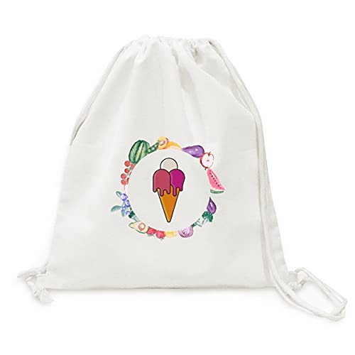 Sac en tissu pliable à sangle de type cabas de marché blanc et rouge