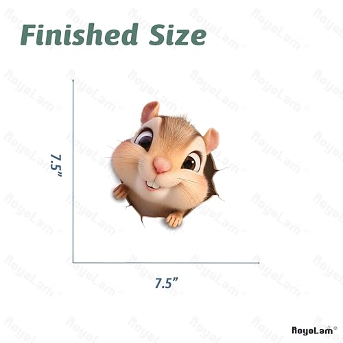 Vinilo decorativo 3D adhesivo desmontable para pared miniatura 5