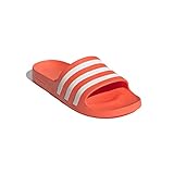 adidas adilette badelatschen schwarz Weiches Cloudfoam Fußbett adidas Aqua Women Adiletten Badelatschen (red/White, Numeric_42)