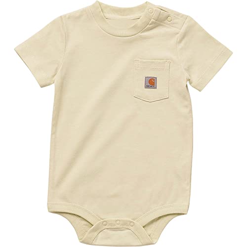 Image of Carhartt Unisex Baby Short-Sleeve Bodysuit Pocket T-Shirt Onesie