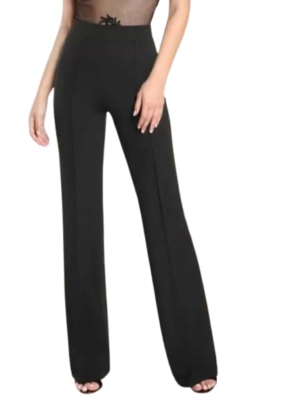 Image of Nefer Women's High-Rise Flared Parallel Trouser