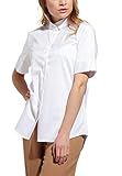 Hemd-Kragen eterna Kurzarm Bluse Modern Classic unifarben