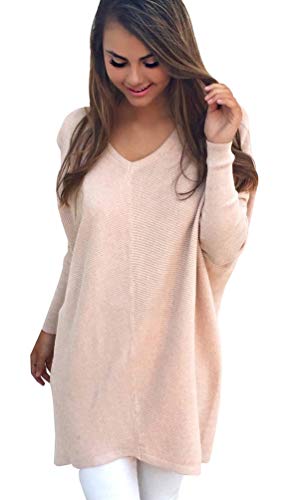 Maglioni Donna Lunghi Casual Maglione Manica Lunga...