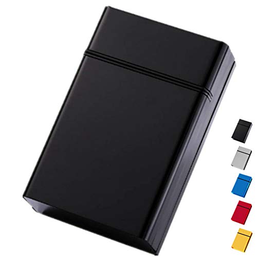 roygra One-Hand Operate Cigarette Case, 85mm King Size, 18-20 Capacity - Black