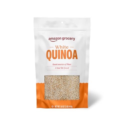 Amazon Grocery, White Quinoa, 16 Oz