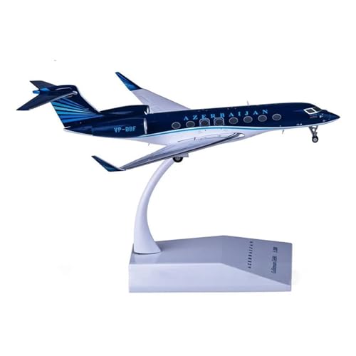 Avión miniatura Gulfstream G650 a escala sin montaje para vitrinas de coleccionistas