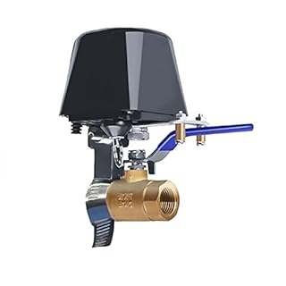 Smart WiFi Water Valve, APP Remote Control, Compatible with Alexa and Google Assistant, iOS/Android Apps, for Kitchen Gas Shutoff Valve, Farm Irrigation