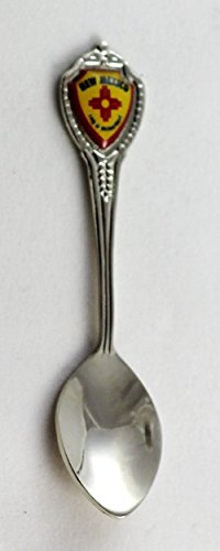 New Mexico State Souvenir Collectible Mini Spoon 3" lpco