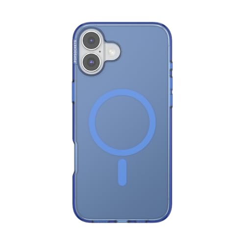 Image of PopSockets iPhone 16 Plus Case Compatible with MagSafe, Phone Case for iPhone 16 Plus, Wireless Charging Compatible, Case Only - Vermeer Blue