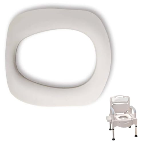 The Soft Cushion for The Bedside Toilet is Made of Soft PU Material.