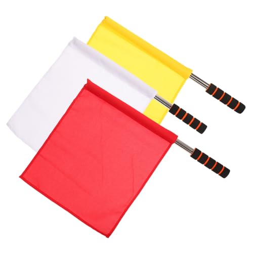 HANABASS Commanding Referee Flag Traffic Flag Add Energy to Your Games Festivals