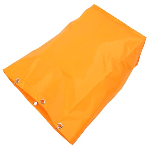 VALICLUD Replacement Janitorial Cart Bag Canvas Cleaning Pouch Yellow Multipurpose Cleaning Cart Bag for Housekeeping Industrial Janitorial Supply