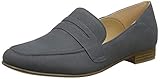 Clarks Damen Pure Iris Mokassin, Grau (Dark Grey Nubuck), 41.5 EU