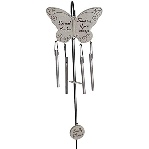 Brother Butterfly Wind Chime Memorial Tribute Cover