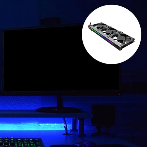 Disipador de calor optimizado para tarjeta gráfica con ventilador RGB miniatura 5