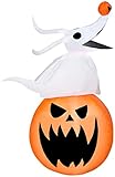 Gemmy Airblown Inflatable Zero w/Pumpkin, 3.5 ft Tall, White