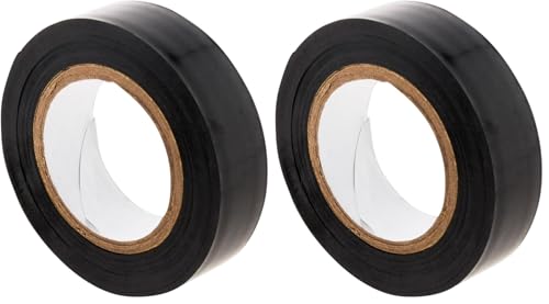 Zenitech Rouleau adhésif 15mmX 10m - Noir (Lot de 2)