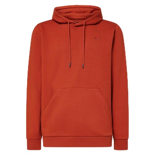 Tasca a marsupio Oakley Relax Pullover Hoodie 2.0 Maglia di Tuta, Rosso Fuoco, XXL Uomo