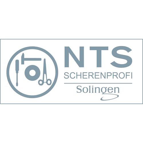 NTS-Solingen Industrieschere | Haushaltsschere | Allzweckschere | Schere Spitz | C60 Karbonstahl | Vernickelt | 13 cm = 5,0' | Hergestellt in Solingen