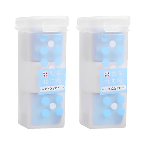 サイコロみたいな消しゴム Amazon | 6PC かわいい立方体消しゴムカラフルなサイコロ