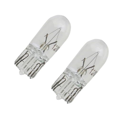 (2 PCS) Sewing Machine Push in Clear Light Bulb (12V/ 5W) fits for Brother Baby Lock Singer Elna -Replace XA2037001, XA2037051, 479001, 479001-10