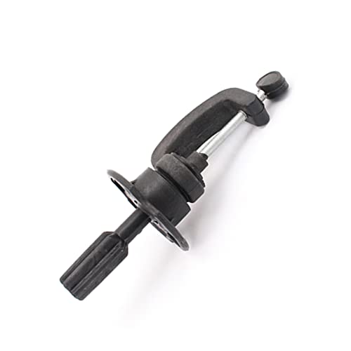 SHERCHPRY 2Pcs Wig Head Stand Mannequin Holder for Hairdressing Training Durable Sturdy Design Easy Assembly for Styling and Hat Display Black