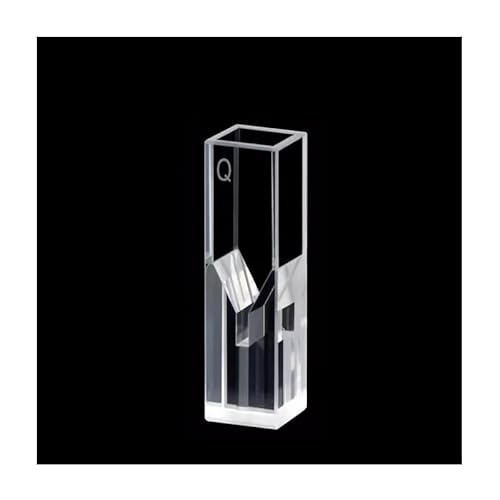 1pcs 10mm 20/50/100/200ul Sub-Micro Quartz Cuvette Cell With Lid/Center Height 8.5-15mm Four Way Light((01)8.5-20ul)