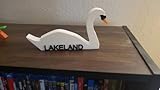 Lakeland, FL Decorative Swan Shelf/Desktop Ornament Souvenir