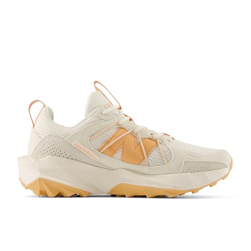 New Balance New Balance Women's DynaSoft TEKTREL V1 Suede Trail Running Shoe, Sea Salt/Permafrost/Dried Orange, 7 W