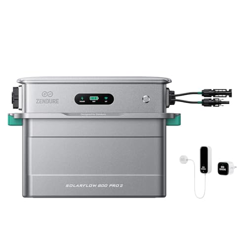 Zendure SolarFlow 800 Pro 2 - Balkonkraftwerk mit Speicher 800W AC Ausgang, Verbesserte...