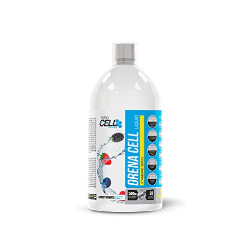 Procell DRENA CELL LIQUID - Complemento Líquido para la Pérdida de Peso Corporal, Frutos Rojos 500 ml