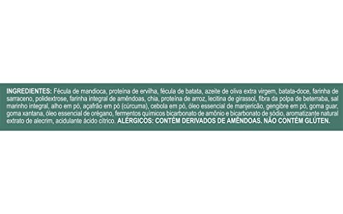 Leve Crock Biscoitos Salgados Sem Glúten Leve Croc Tabletitos Low Carb Alho E Manjericão 90G