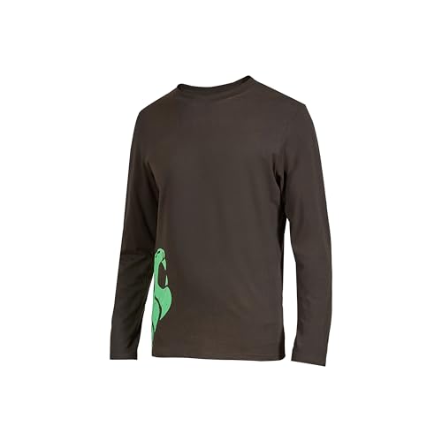 U-Power Alien, T-Shirt 100% Cotone, Maniche Lunghe, Vestibilità Slim, Colletto A Costine Confortevole, Con Stampa Serigrafica 'Testa Di Leone'-image