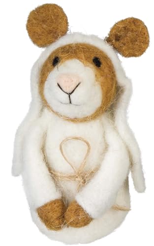 Primitives-By-Kathy-101075-Mouse-Nativity-Critter-Set-of-3-Felt-and-Wood Primitives By Kathy 101075 Mouse Nativity Critter Set of 3 Felt and Wood