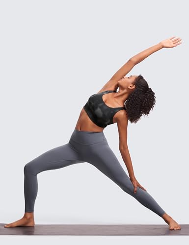 Image of CRZ YOGA Butterluxe U Back Sports Bras | Light Support, Removable Pads, Yoga, Extremely Soft, Longline, Scoop Neck, Wide Straps, for Women