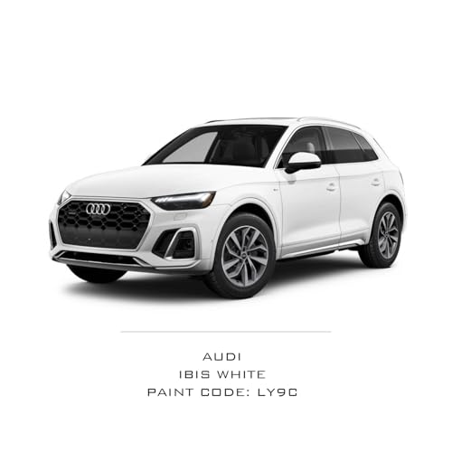 Image of Paint Scratch Fix Touch Up Paint Pen & Car Scratch Remover for Audi (Ibis White LY9C) - Exact OEM Color Match, Easy Application, Professional Auto Paint Repair for Scratches, Stone Chips & Keyed Marks (AUDI - Ibis White - LY9C)