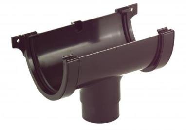 Brett Martin Plastic PVCu 112mm Roundstyle Half Round Running Outlet. WHITE BR45